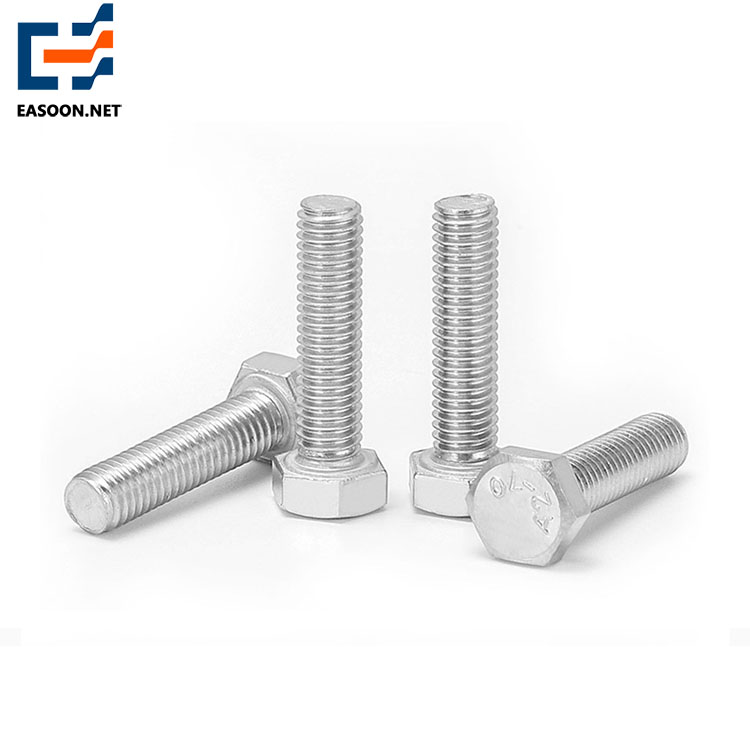 304 stainless steel A2-70 hex head bolt