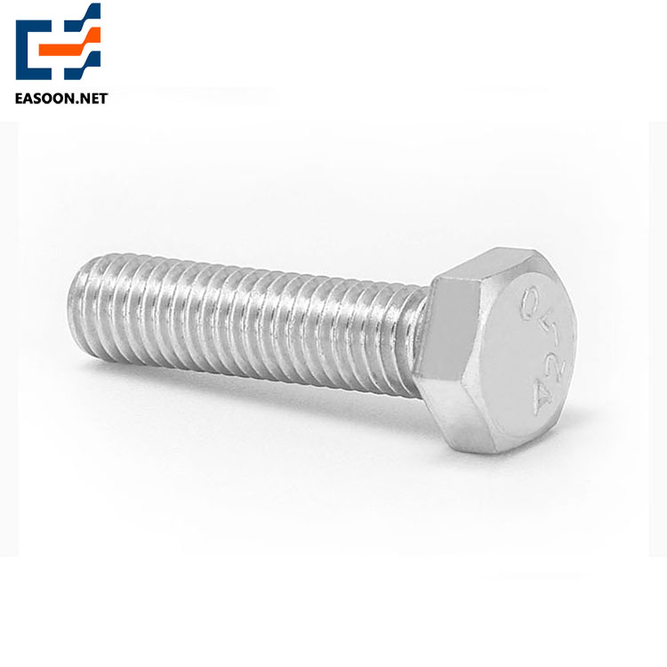 304 stainless steel A2-70 hex head bolt