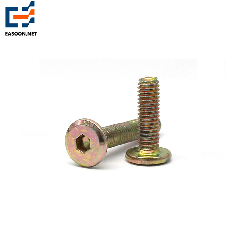 Zinc plated class 4.8 hex socket bolt