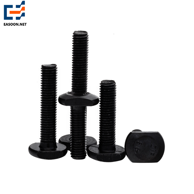 Black 12.9 high strength square bolt