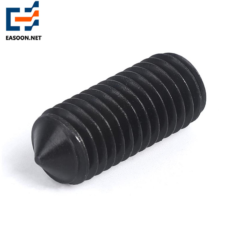 Grade 12.9 Hexagon socket set screws with cone point