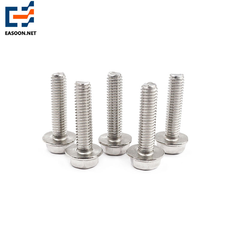 Galvanized flange head phillips bolt