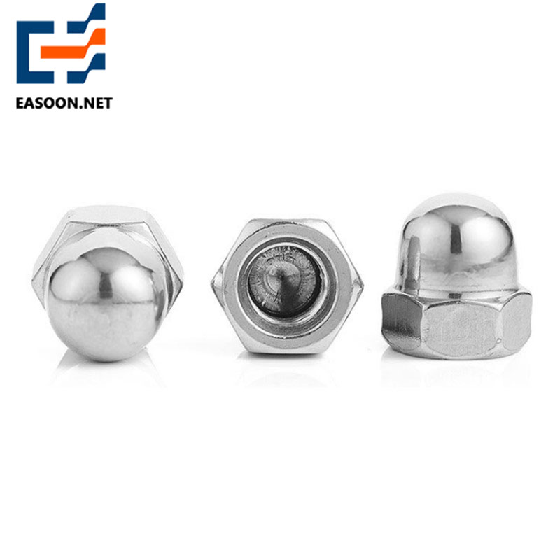 Gr2 galvanized Cap nut M8