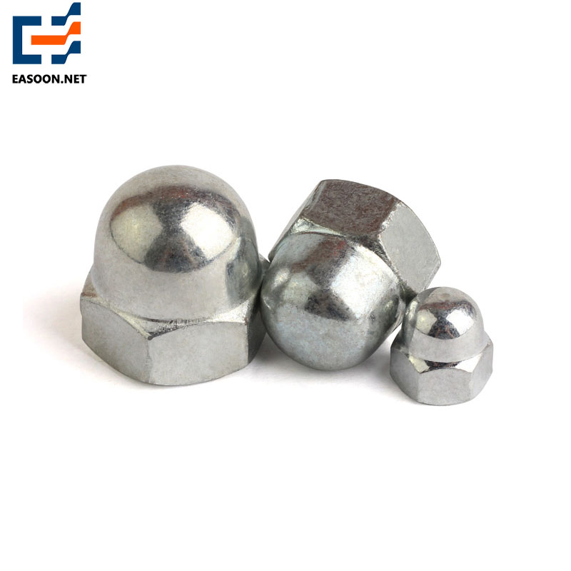 Gr2 galvanized Cap nut M8