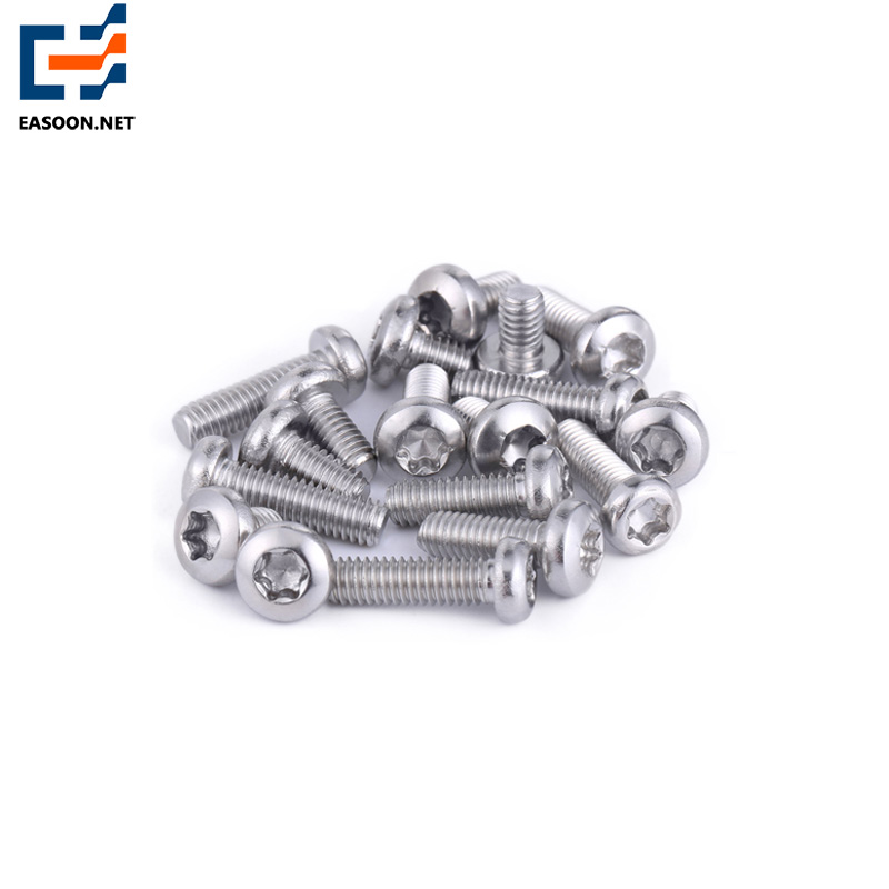 Stainless steel 6-Lobe pan head screws