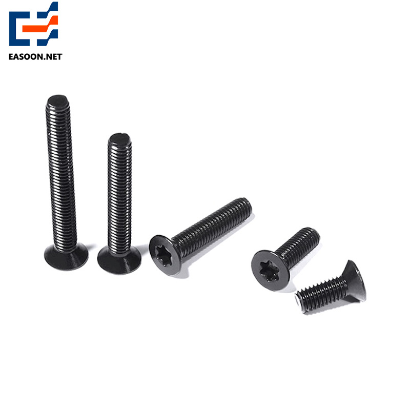 High strength class 12.9 flat head 6-Lobe screws