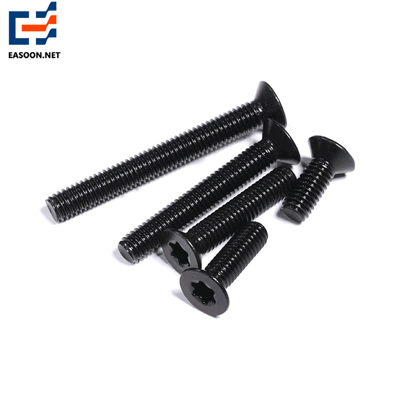 High strength class 12.9 flat head 6-Lobe screws