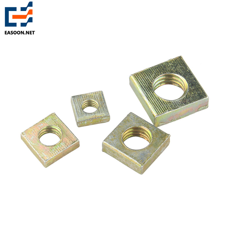 Zinc plated square nut 