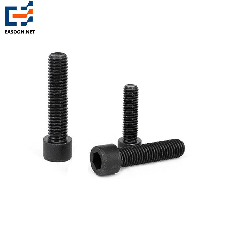 Black 12.9 hex socket bolt with cap head