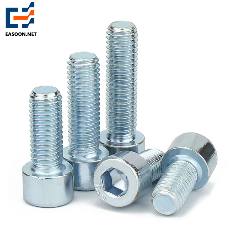 8.8 zinc plated hex socket bolt with allen cap