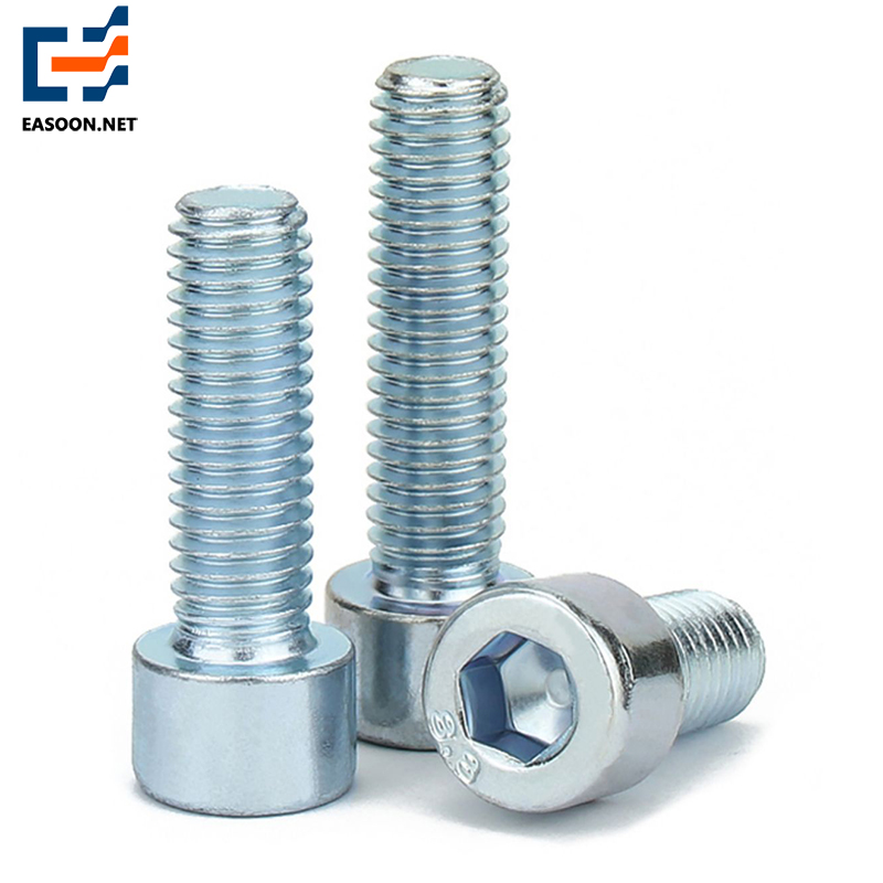 8.8 zinc plated hex socket bolt with allen cap