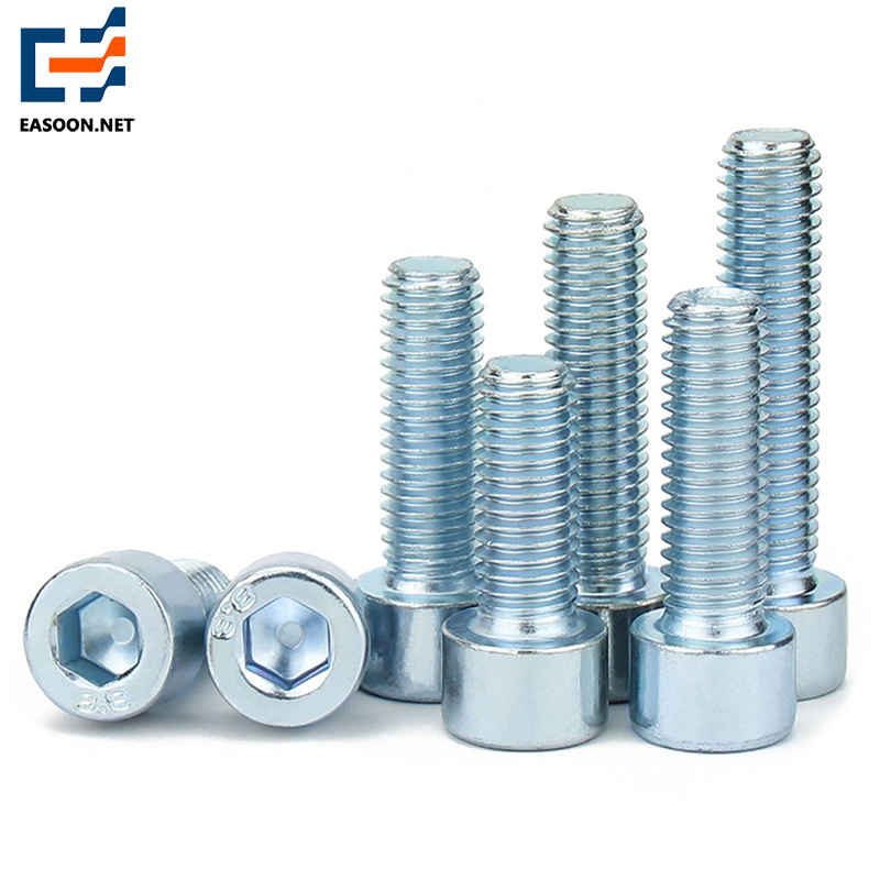 8.8 zinc plated hex socket bolt with allen cap