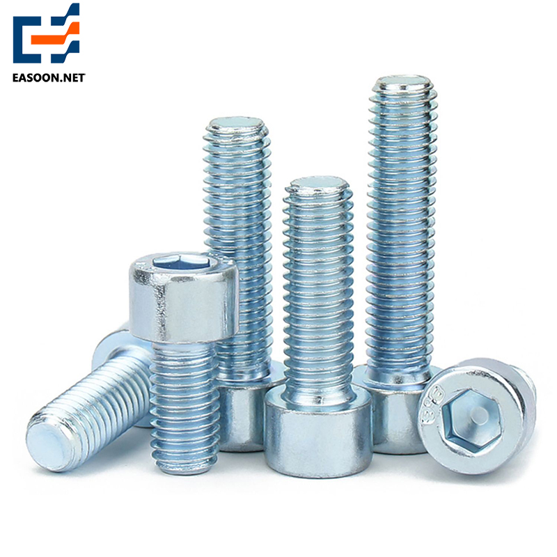 8.8 zinc plated hex socket bolt with allen cap