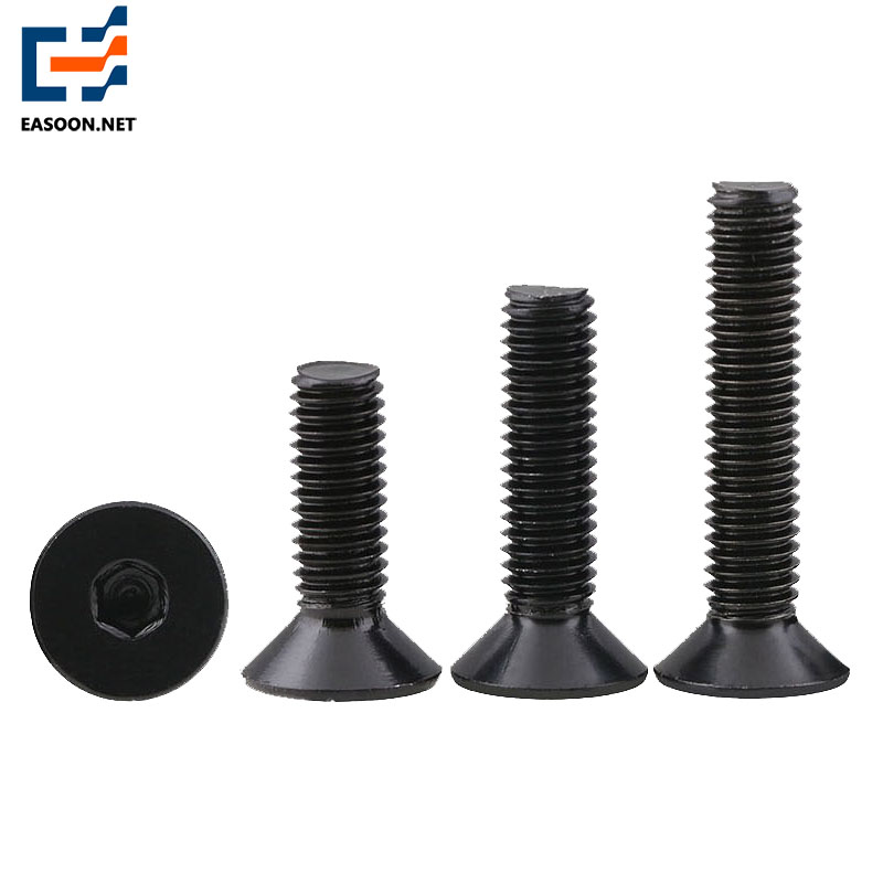 316 stainless steel black zinc plated pan head hex socket bolt