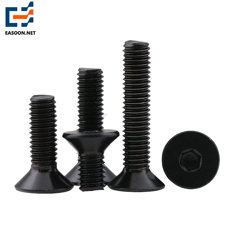 316 stainless steel black zinc plated pan head hex socket bolt