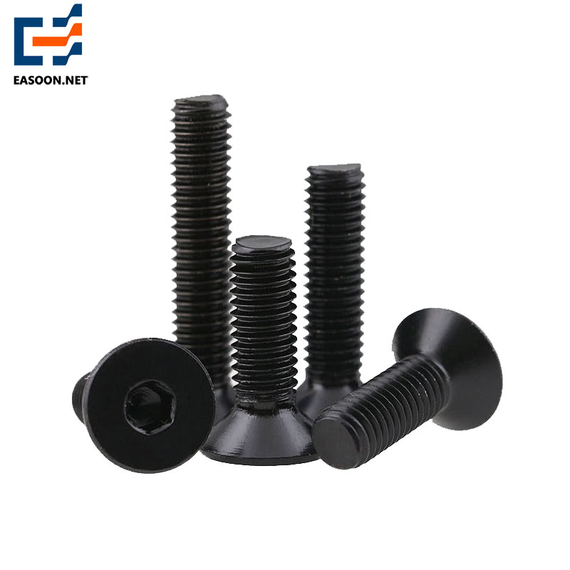 316 stainless steel black zinc plated pan head hex socket bolt