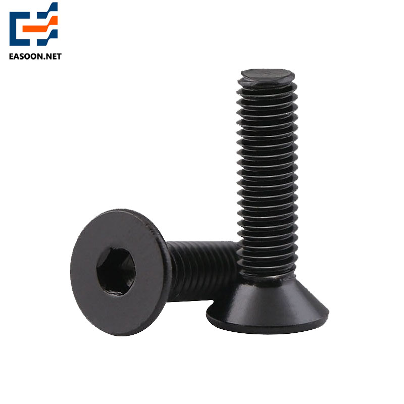 316 stainless steel black zinc plated pan head hex socket bolt